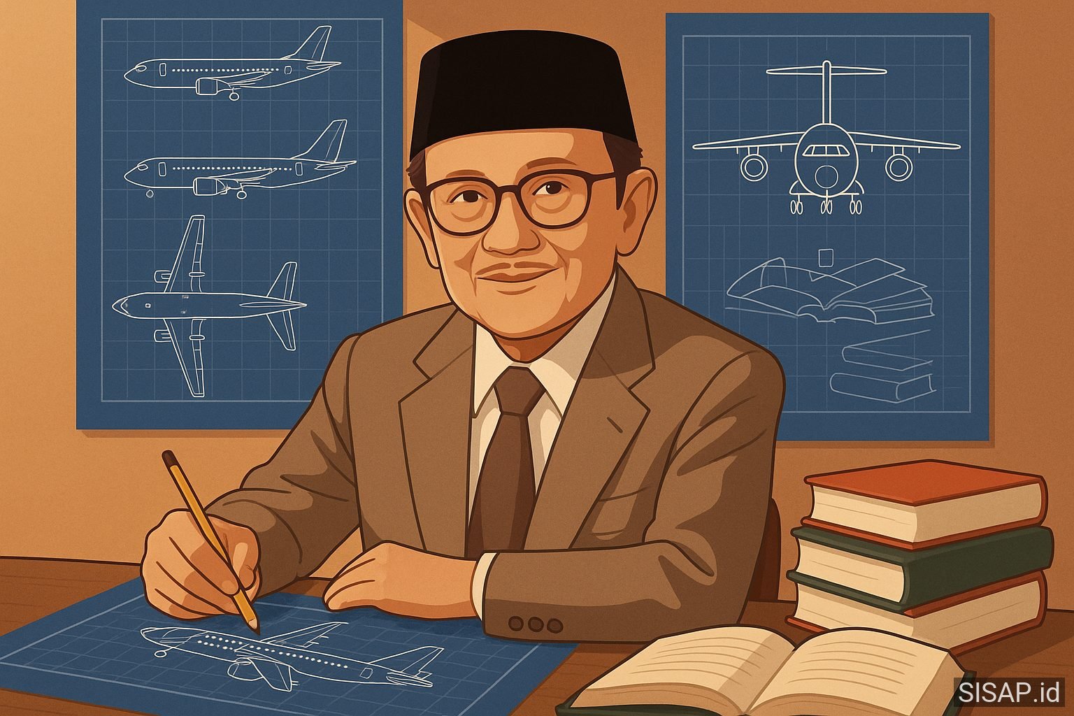 Biografi B.J. Habibie: Insinyur Visioner hingga Presiden
